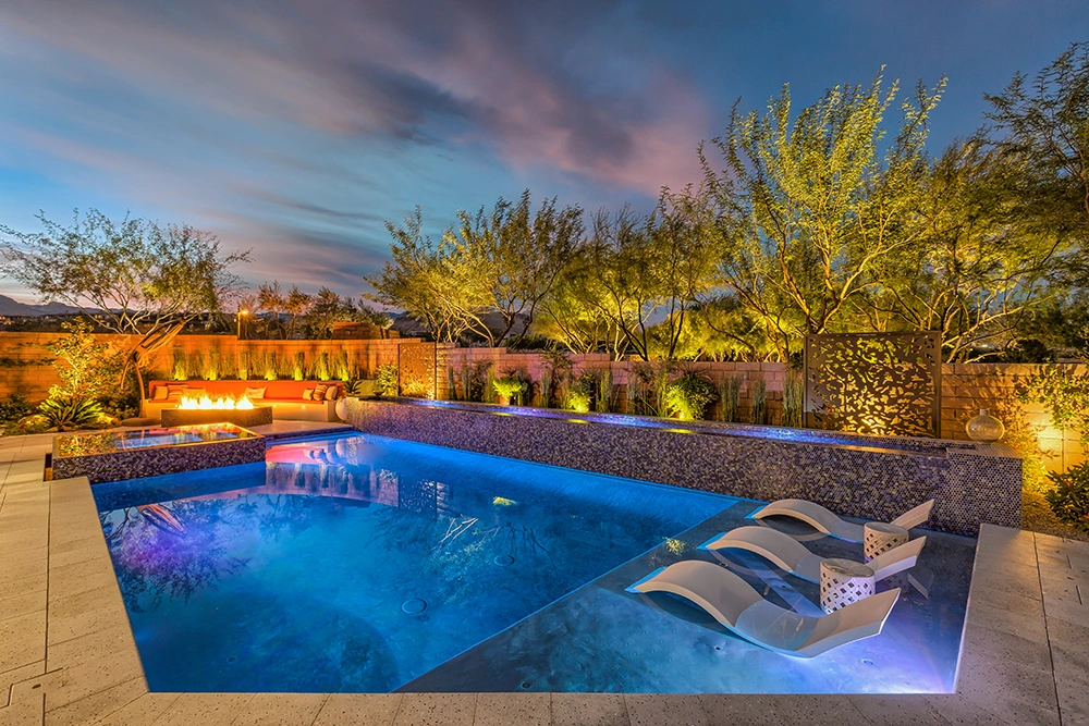 Gallery - Watters Aquatech Pools & Spas House backyard with a nice swimming pool - Watters Aquatech