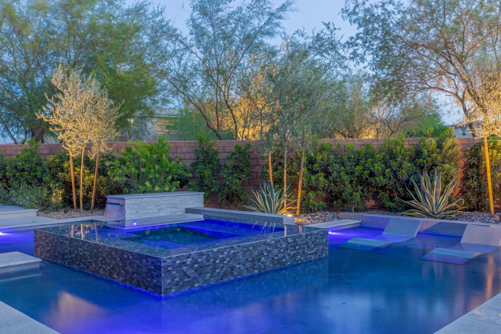 Gallery - Watters Aquatech Pools & Spas Luxury pool installation in Las Vegas residential property