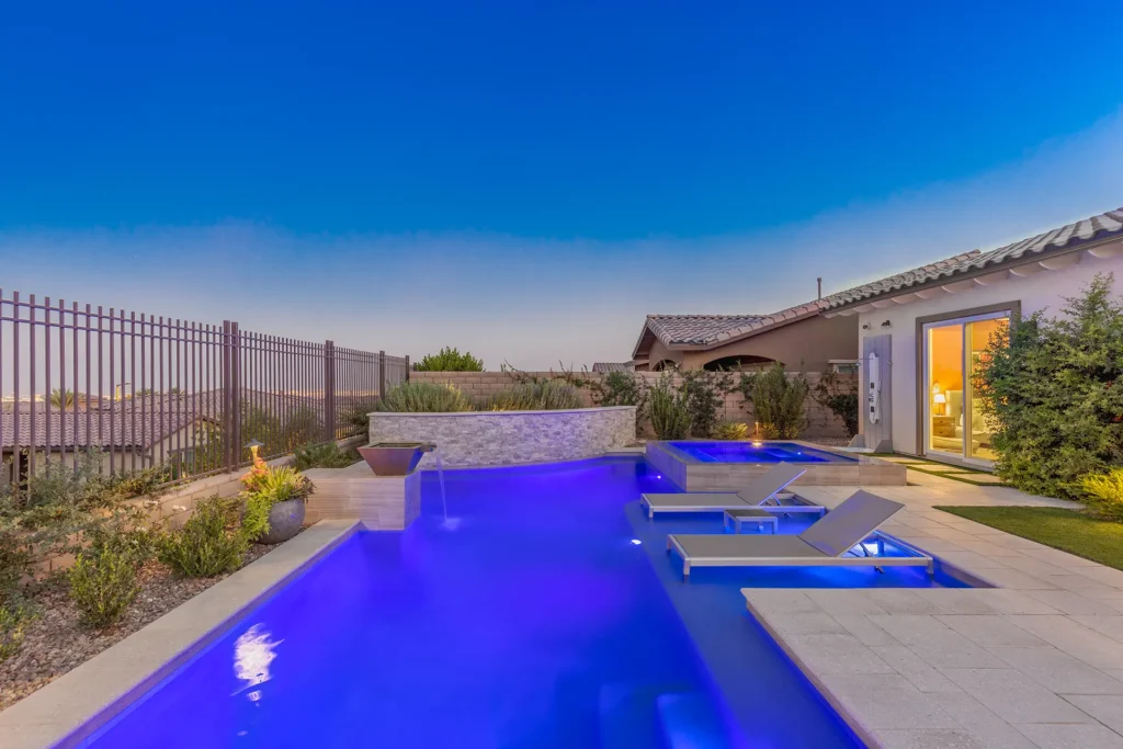 Gallery - Watters Aquatech Pools & Spas New pool installation with tile and coping in Las Vegas NV